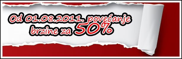 Povecanje 50%